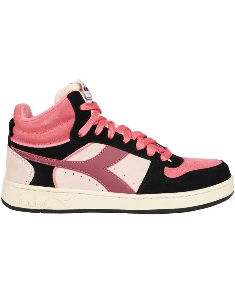 Diadora High-Top-Sneakers aus Wildleder - Rosa Rosa