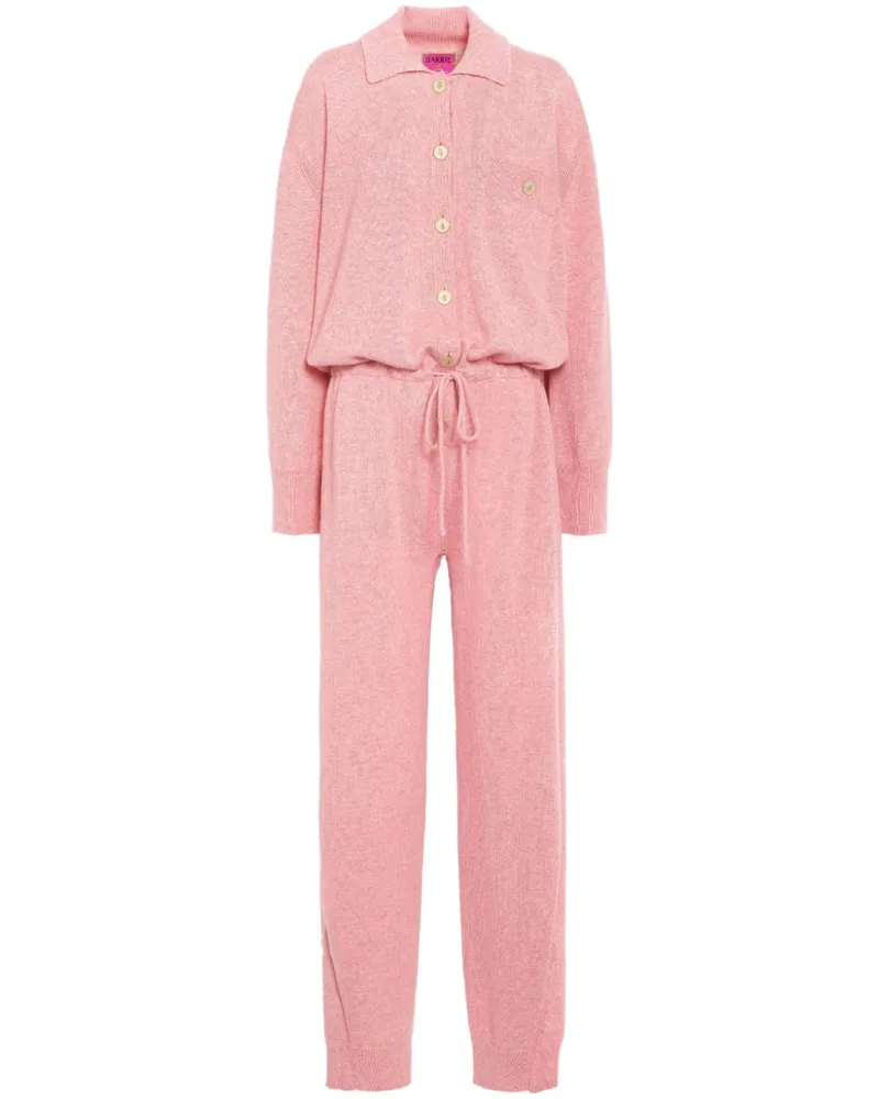 Barrie x Sofia Coppola Kaschmir-Jumpsuit - Rosa Rosa