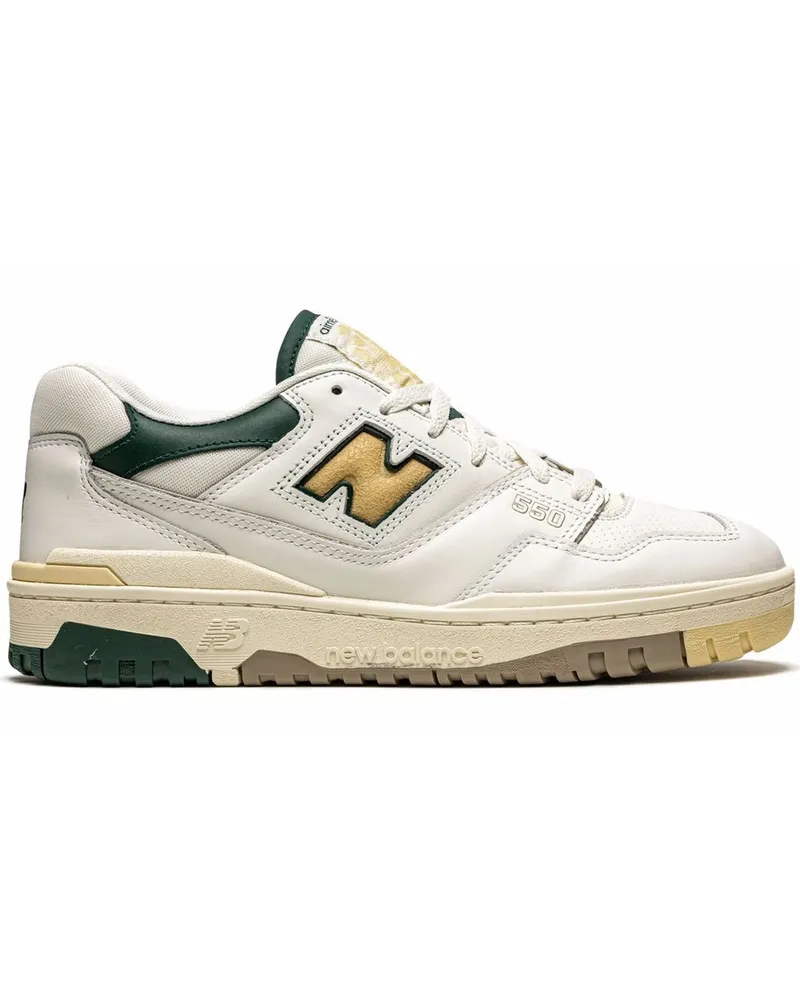 New Balance x Aimé Leon Dore 550 Natural Green Sneakers - Weiß Weiß