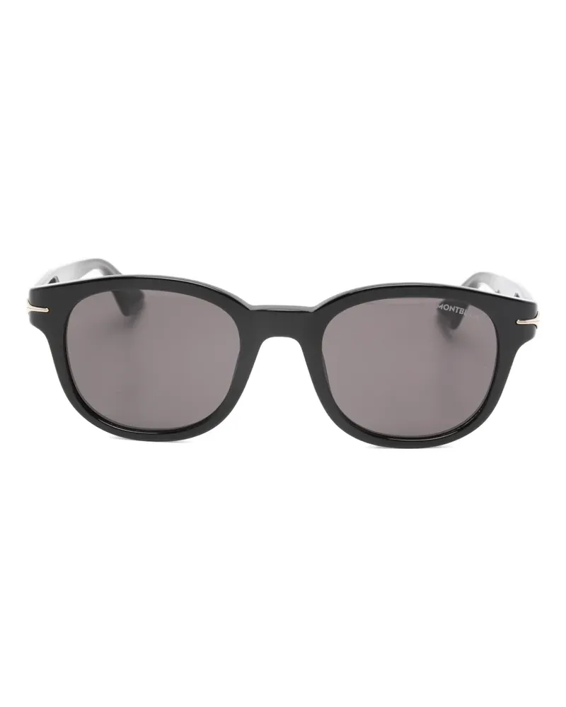 Montblanc tone detailing sunglasses - Schwarz Schwarz