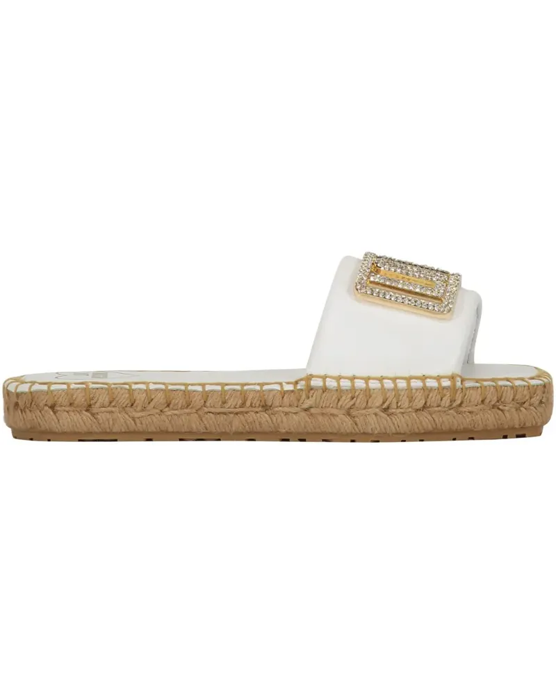 Moschino Verzierte Espadrilles - Weiß Weiß