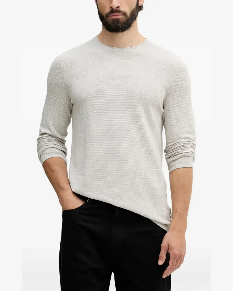 Marc O'Polo waffle-knit long-sleeve sweater - Nude Nude