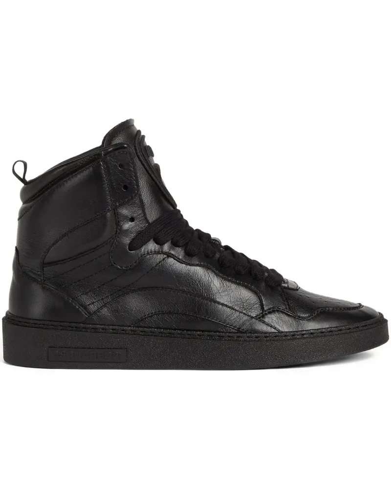 Dsquared2 Sneakers aus Leder - Schwarz Schwarz