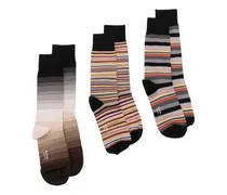 Socken mit Intarsienmuster (3er-Pack