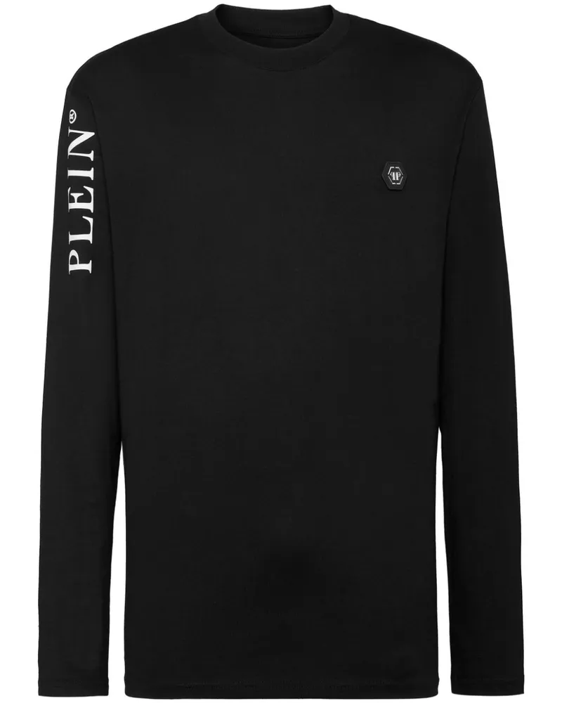 Philipp Plein T-Shirt mit Logo-Print - Schwarz Schwarz