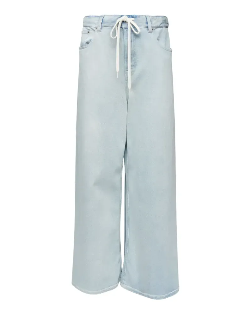 Maison Margiela Five Pocket Hose mit Kordelzug - Blau Blau