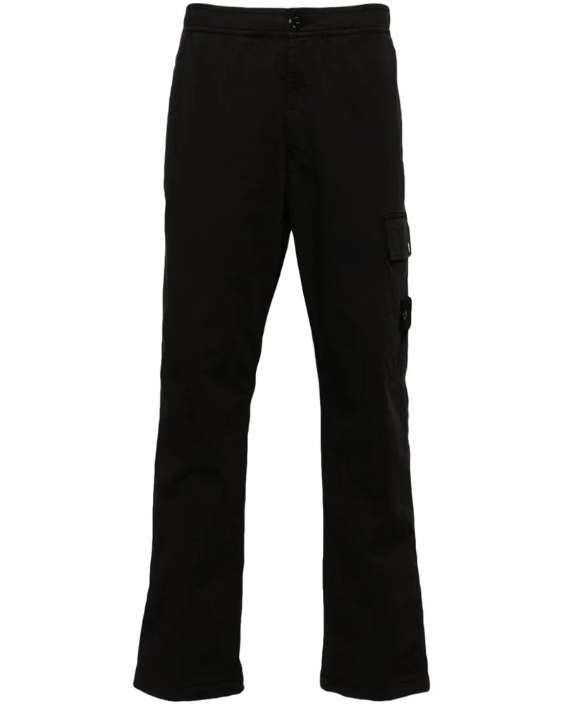 Stone Island Ghost Cargohose - Schwarz Schwarz