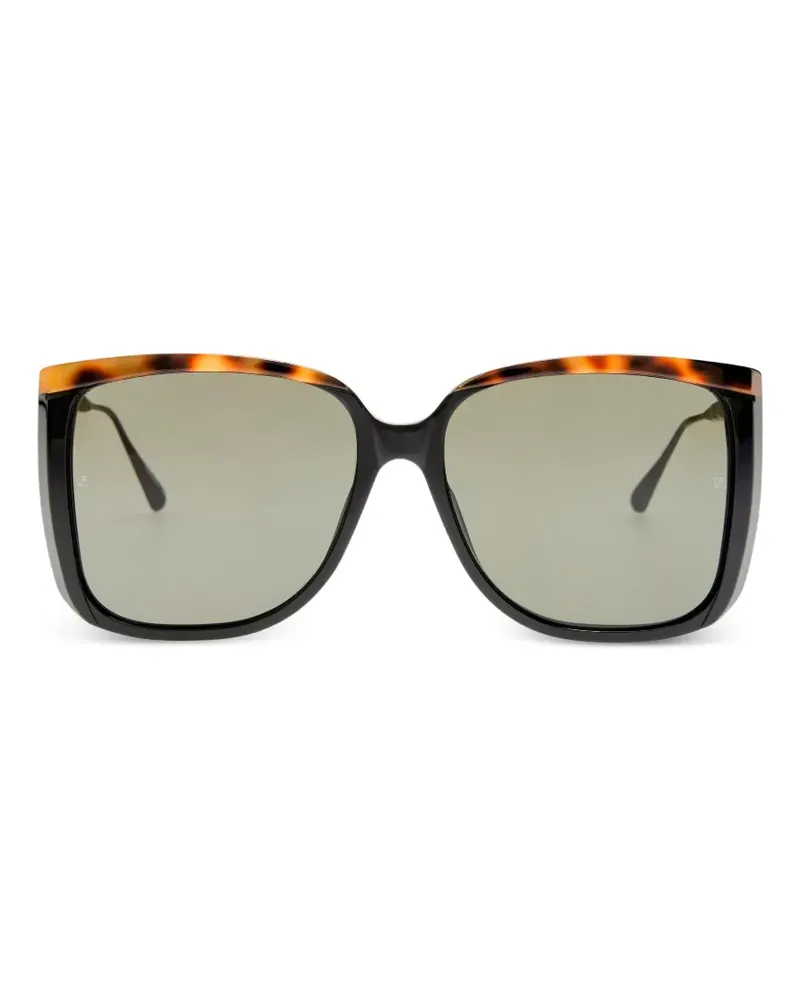 Linda Farrow square-frame sunglasses - Schwarz Schwarz