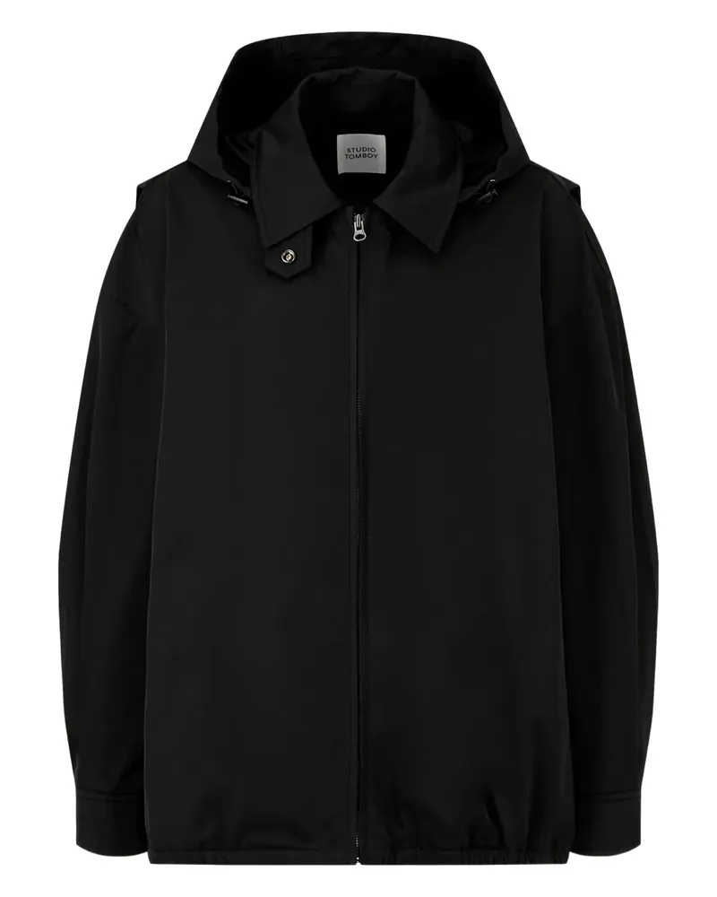 STUDIO TOMBOY Jacke mit Kapuze - Schwarz Schwarz