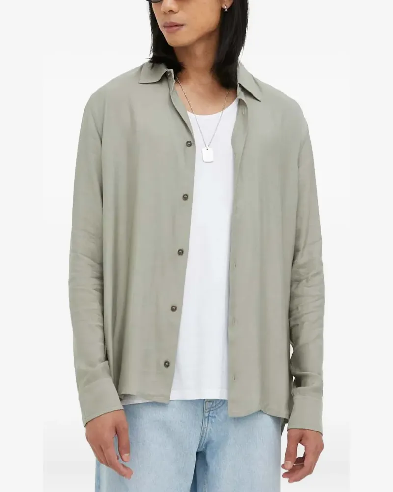 Won Hundred button-fastening shirt - Grün Grün