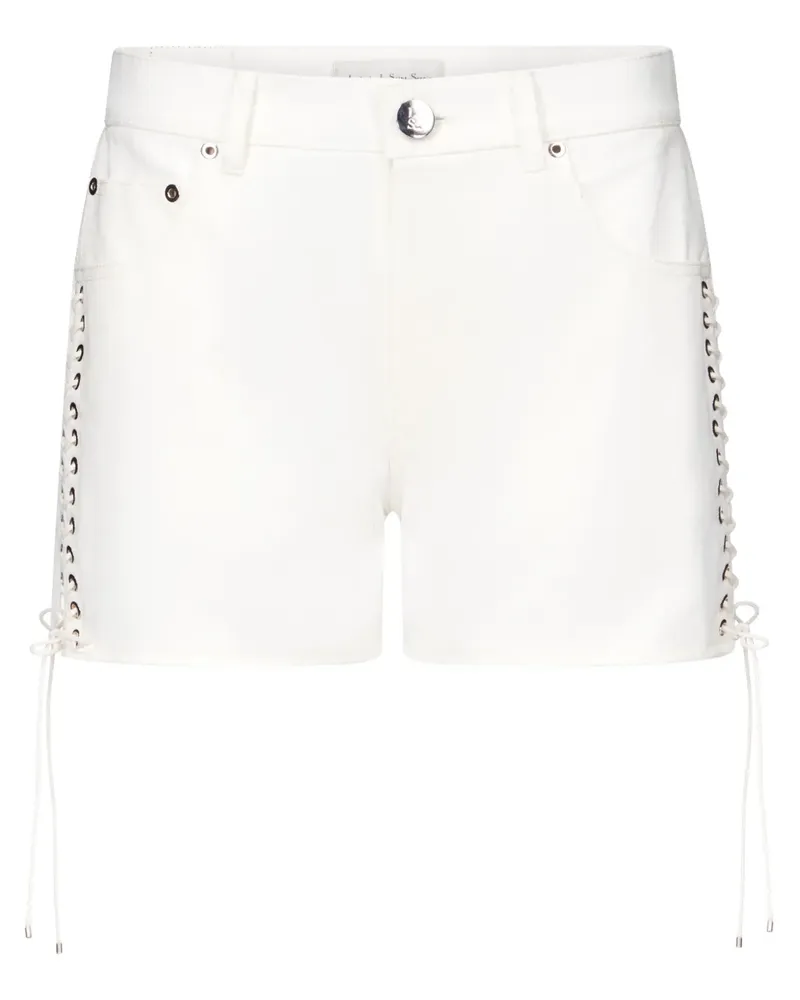 Ludovic de Saint Sernin Shorts mit Logo-Patch - Weiß Weiß