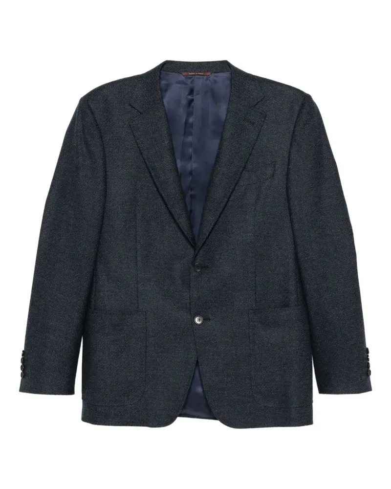 Canali Sakko mit fallendem Revers - Blau Blau