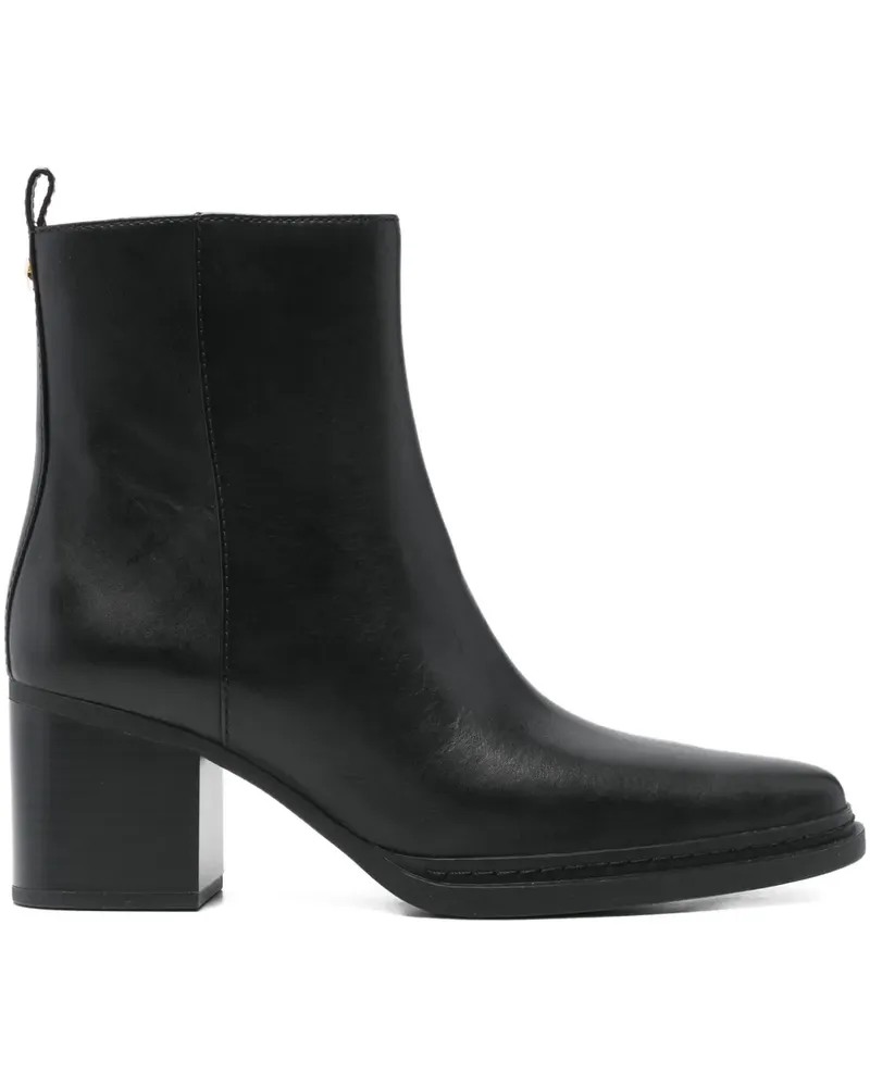 Michael Kors Spitze Stiefel mit Blockabsatz 380mm - Schwarz Schwarz