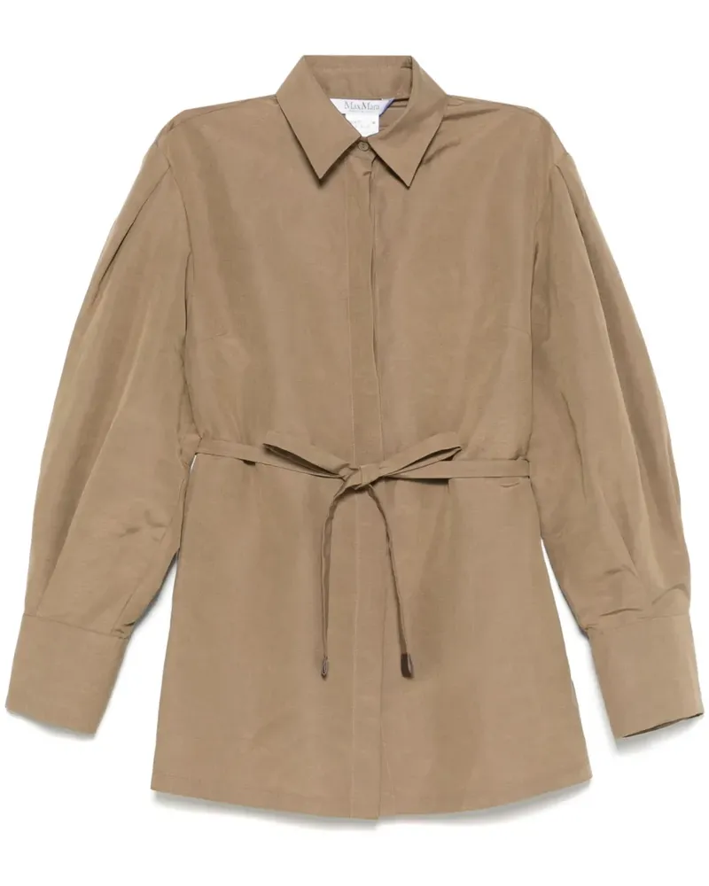 Max Mara Affari Hemd - Braun Braun