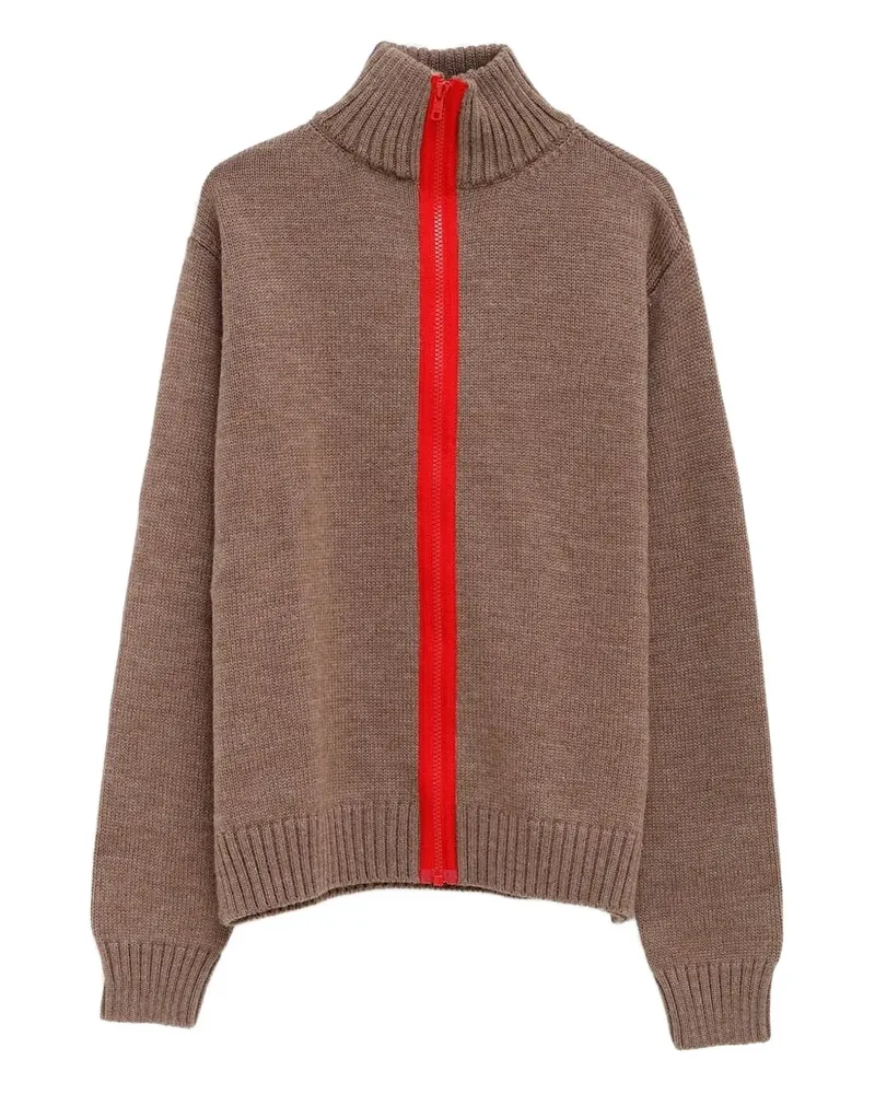 GIMAGUAS Alonso Cardigan mit Reißverschluss - Braun Braun