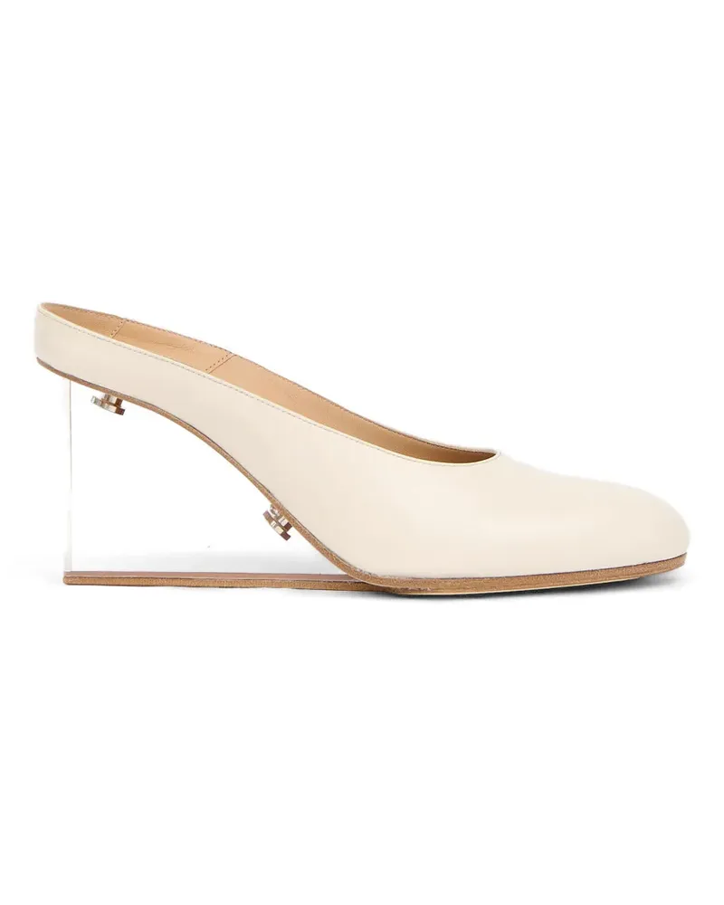 Maison Margiela Wedge-Mules mit Acrylabsatz - Nude Nude