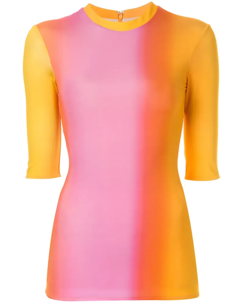 ELLERY Vitalism' T-Shirt mit Batikmuster - Rosa Rosa