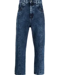 Namacheko Halbhohe Straight-Leg-Jeans Blau