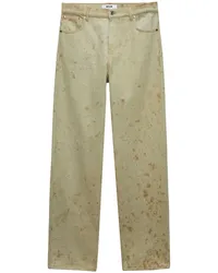 MSGM Jeans mit Batik-Print Nude