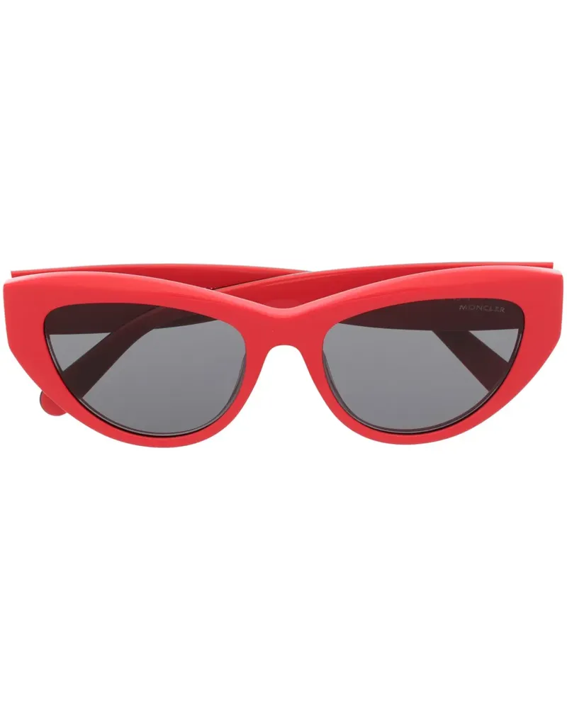 Moncler Sonnenbrille mit Cat-Eye-Gestell - Rot Rot