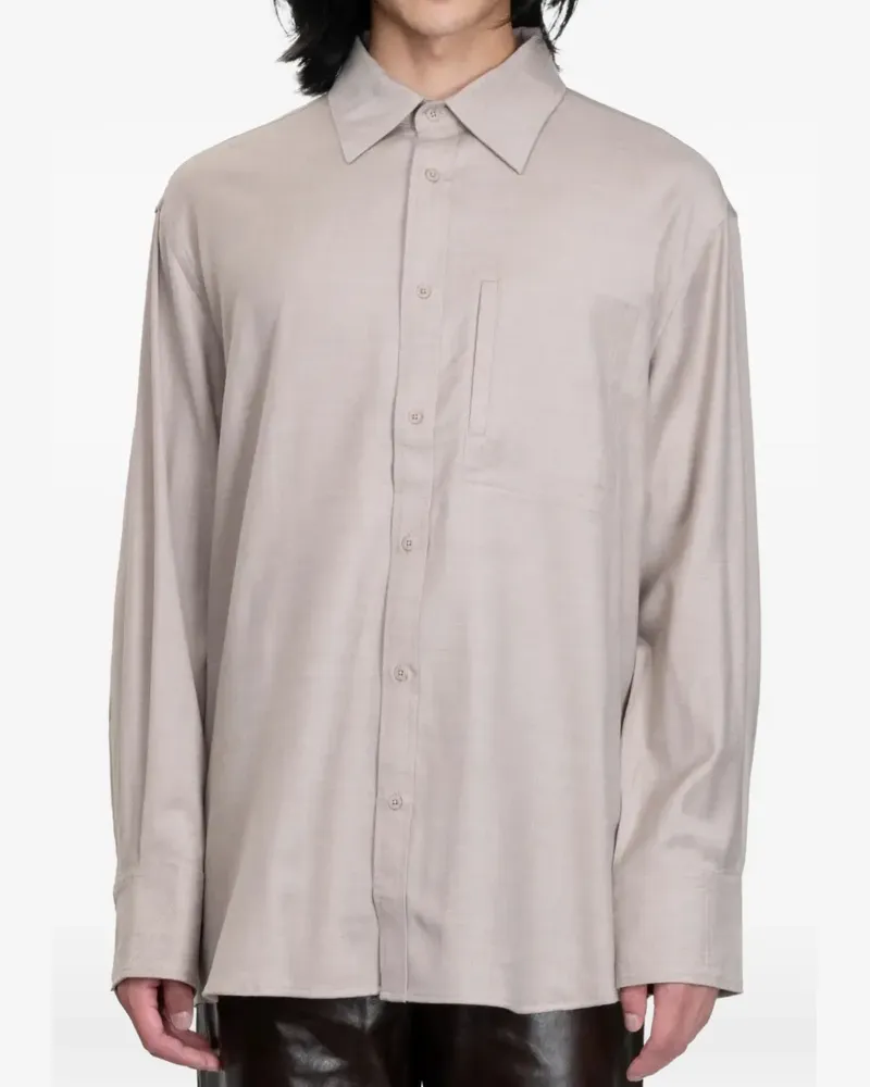 Entire Studios long-sleeve shirt - Grau Grau