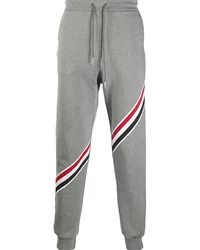 Thom Browne Jogginghose mit RWB-Streifen Grau