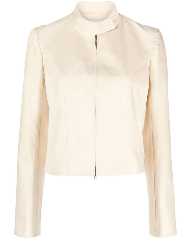 Claudie Pierlot Cropped-Jacke Nude