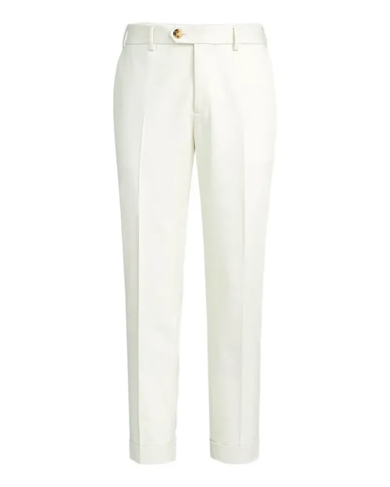 Brunello Cucinelli Hose aus Gabardine - Weiß Weiß