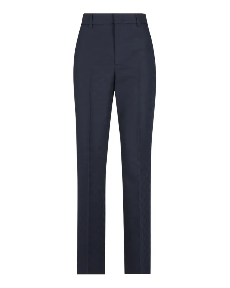 Gucci pressed crease trousers - Blau Blau