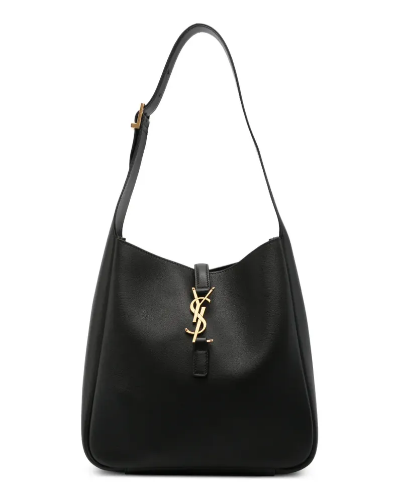Saint Laurent Schultertasche aus Leder - Schwarz Schwarz