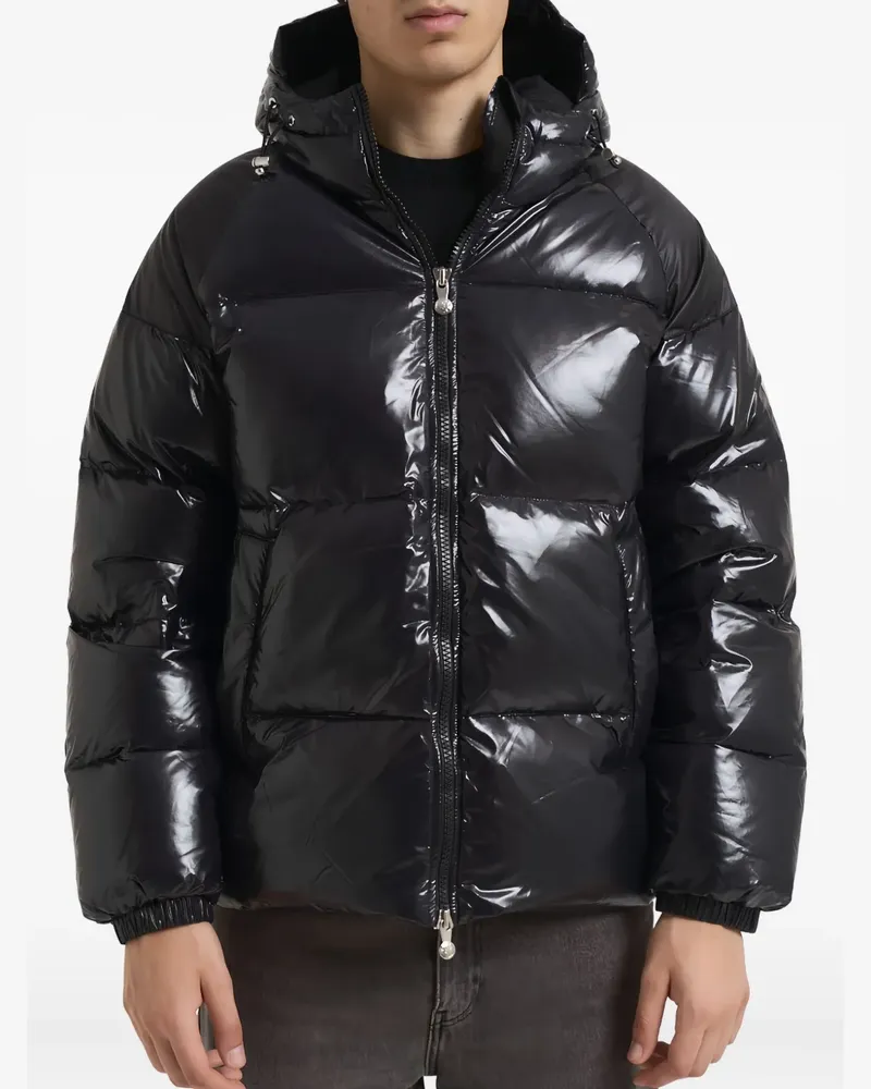 Pyrenex Gefütterte Kapuzenjacke - Schwarz Schwarz