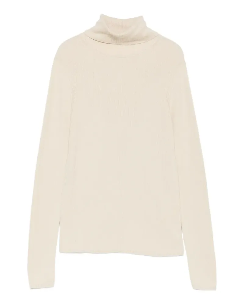 Marc O'Polo Gerippter Rollkragenpullover - Nude Nude