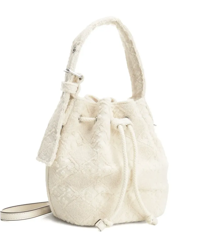 Tory Burch Beuteltasche aus Baumwollgemisch - Nude Nude