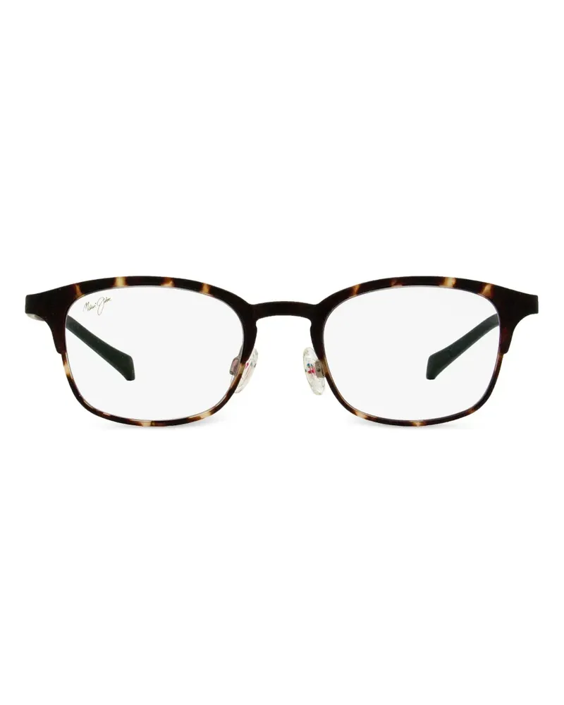 Maui Jim Brille mit eckigem Gestell - Braun Braun