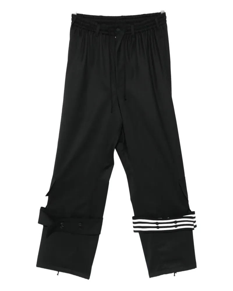 Y-3 elastic-waist track pants - Schwarz Schwarz