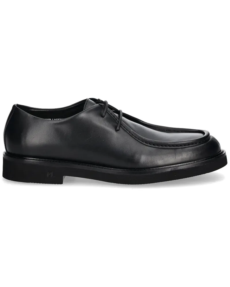 Karl Lagerfeld Derby-Schuhe aus Leder - Schwarz Schwarz