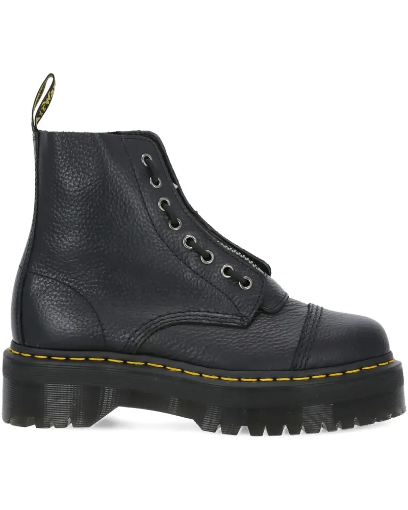 Dr.Martens Sinclair zip-up platform boot - Schwarz Schwarz