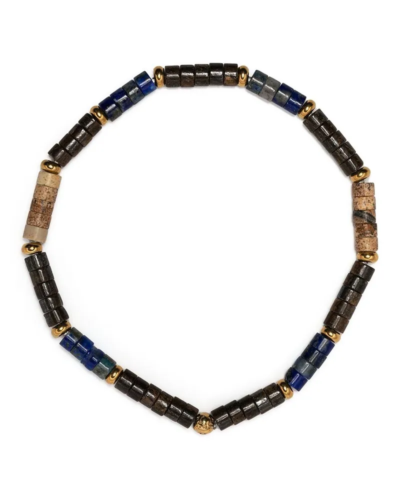 Nialaya Armband mit Türkisperlen - Braun Braun