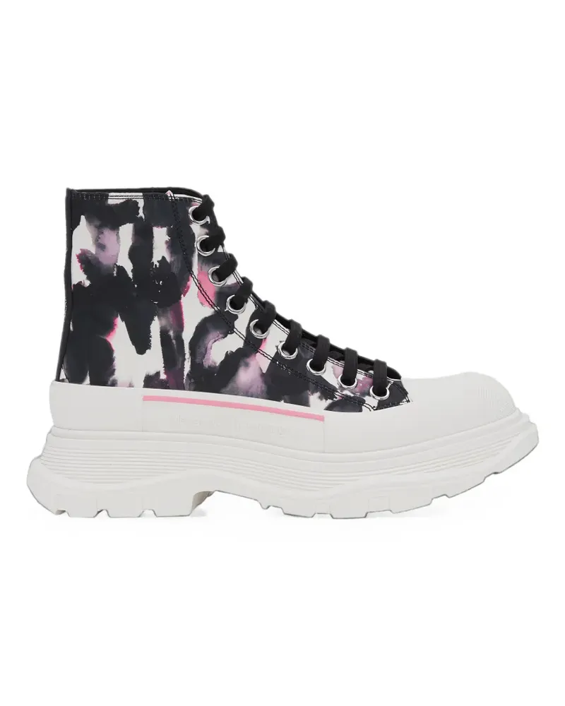 Alexander McQueen Tread Slick Schnürstiefel - Schwarz Schwarz