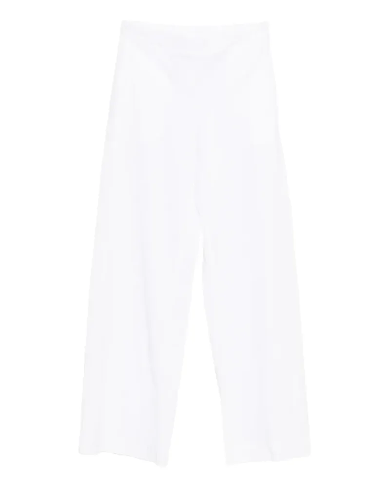 VIA MASINI 80 elasticated-waistband trousers - Weiß Weiß