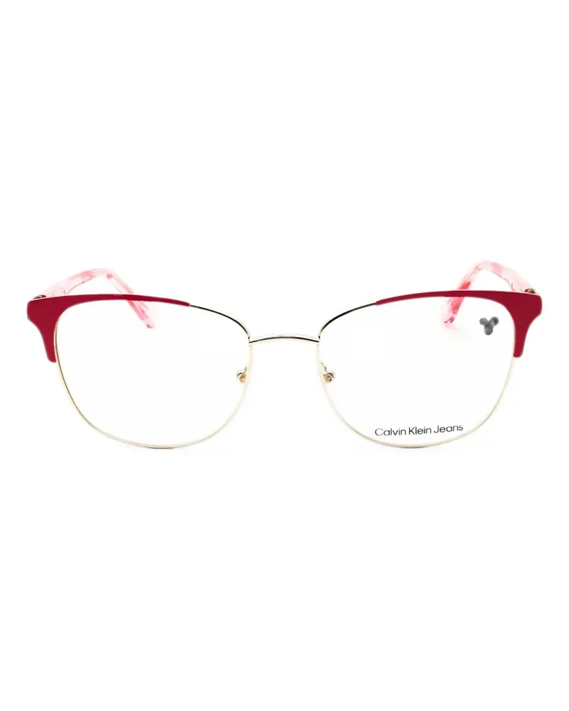 Calvin Klein cat-eye frame glasses - Rot Rot