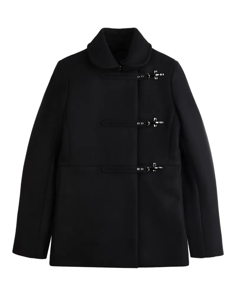 Fay Caban Mantel mit Karabiner - Schwarz Schwarz