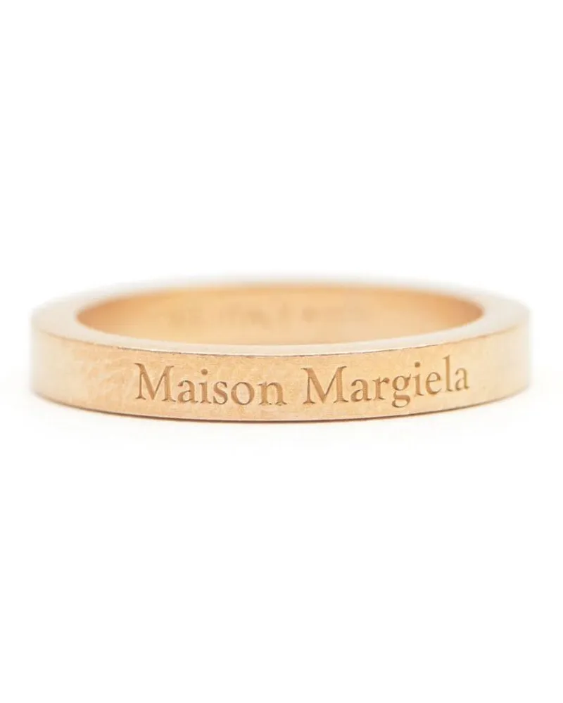 Maison Margiela Ring mit Logo-Gravur - Gold Gold