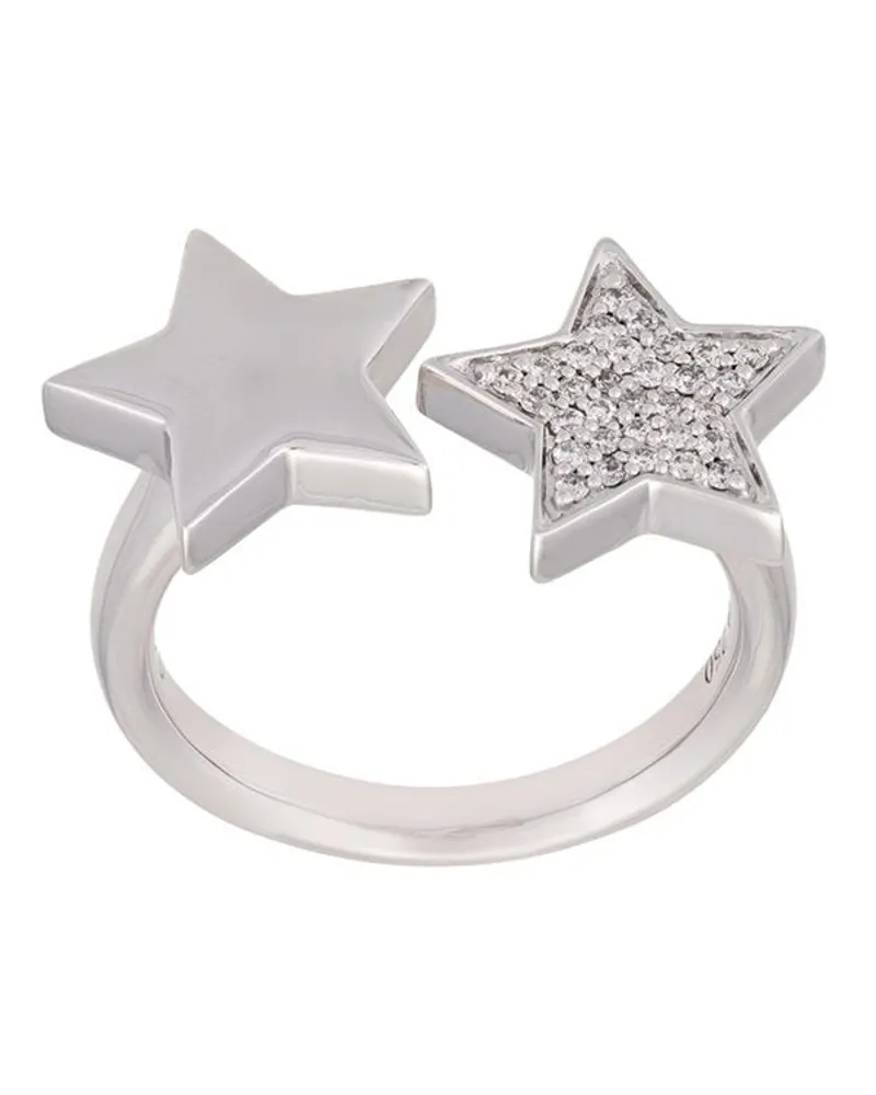 Alinka 18kt 'Stasia' Weißgoldring mit Diamanten - Metallic Metallic