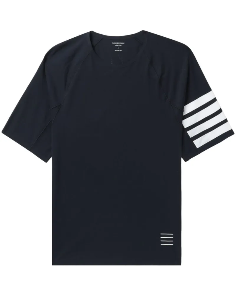 Thom Browne T-Shirt mit Streifen Blau