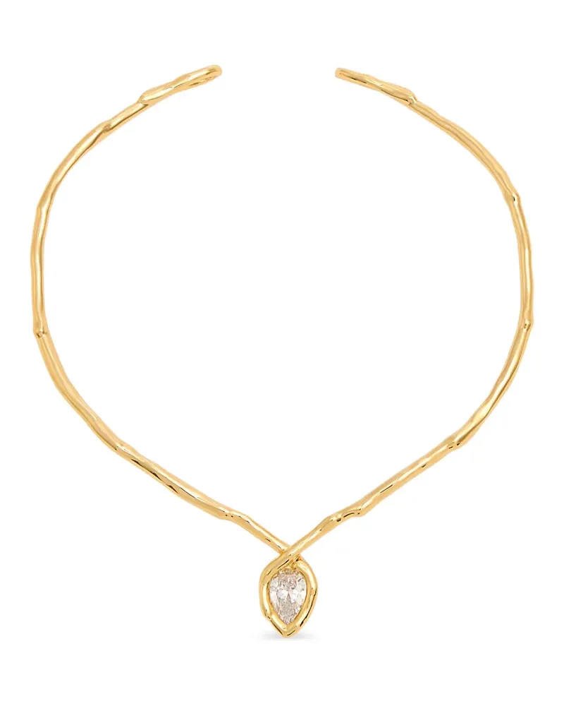 Alexis Bittar Asterales crystal necklace - Gold Gold
