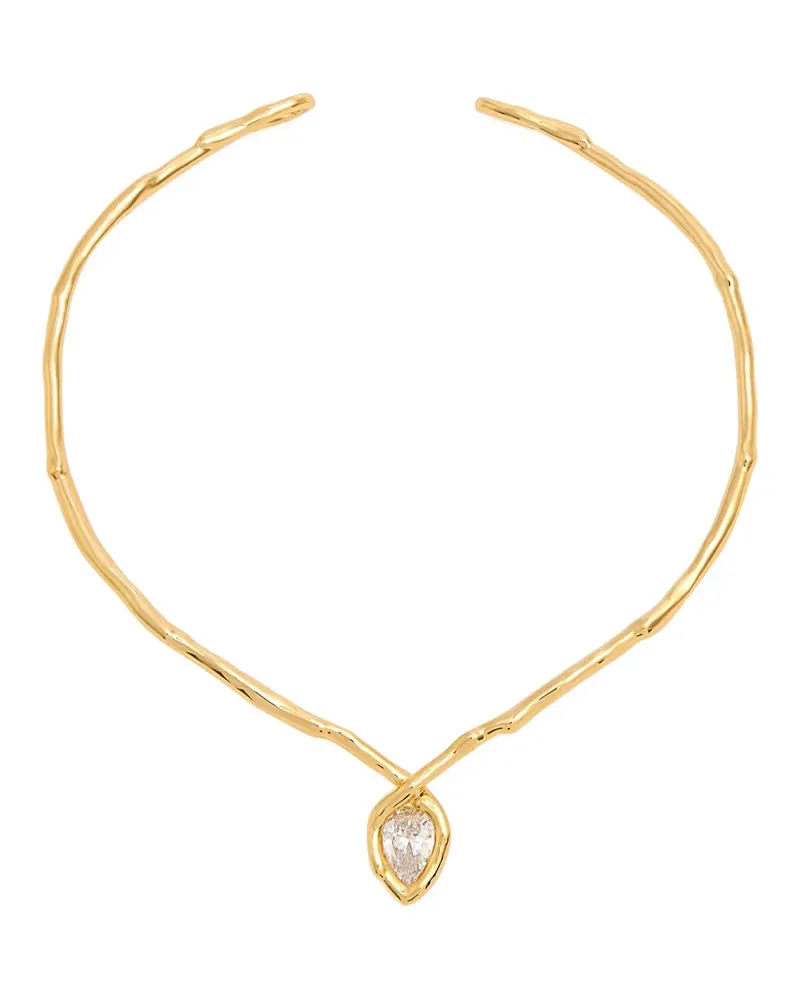 Alexis Bittar Asterales crystal necklace - Gold Gold
