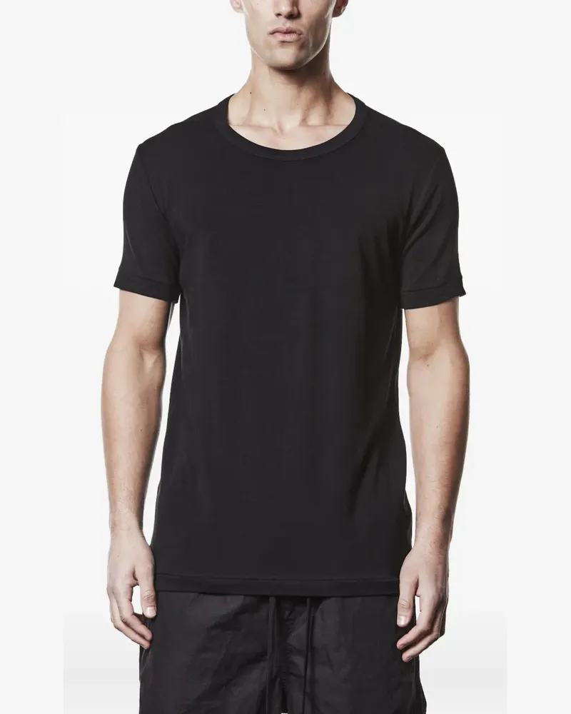 THOM KROM worked-seam cotton t-shirt - Schwarz Schwarz