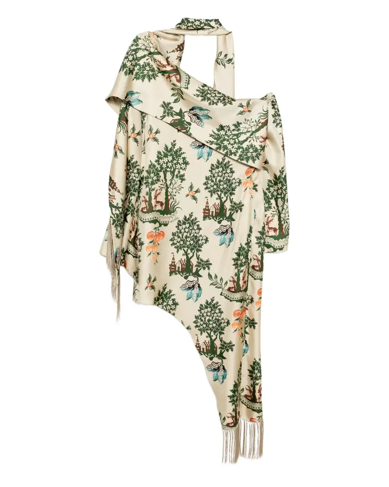 Monse Kleid mit asymmetrischem Saum - Nude Nude