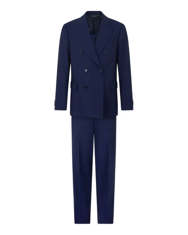 Brooks Brothers Doppelreihiger Anzug - Blau Blau